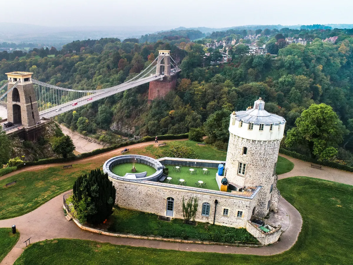 Bristol: the Clifton Suspension Bridge and the Observatory