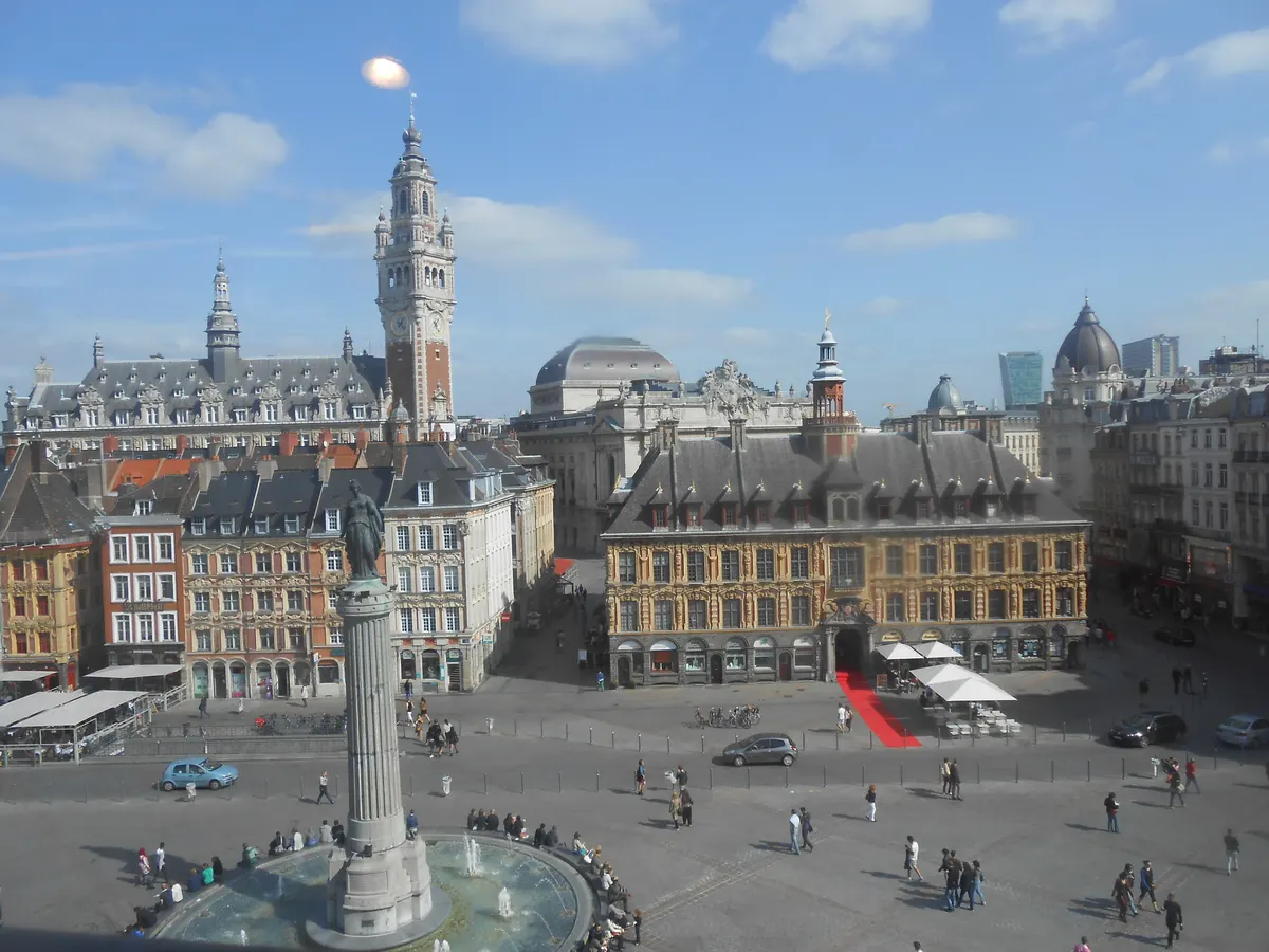 Lille : la Grand-Place et la Vieille Bourse