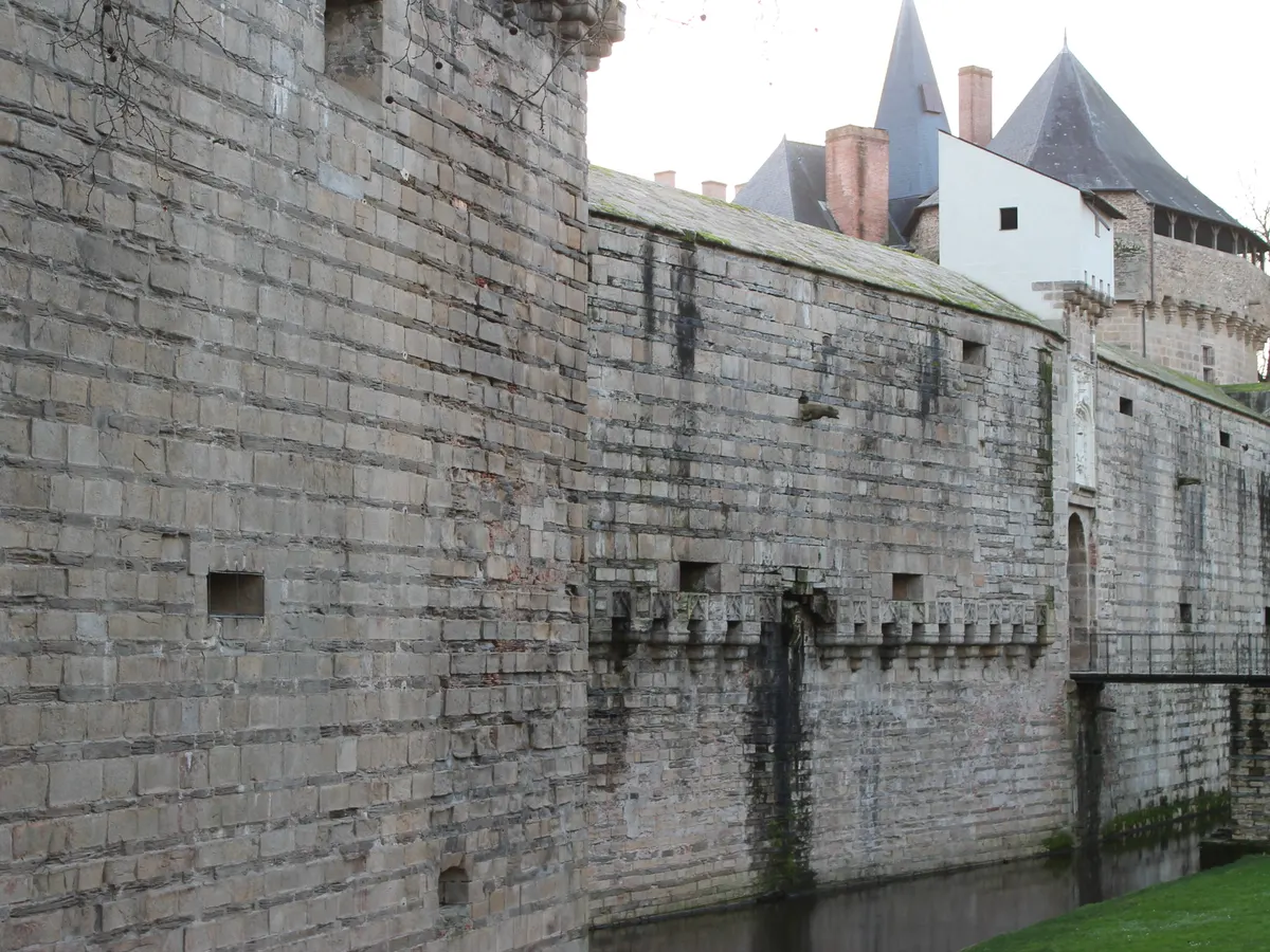 Nantes : les remparts du château des ducs de Bretagne