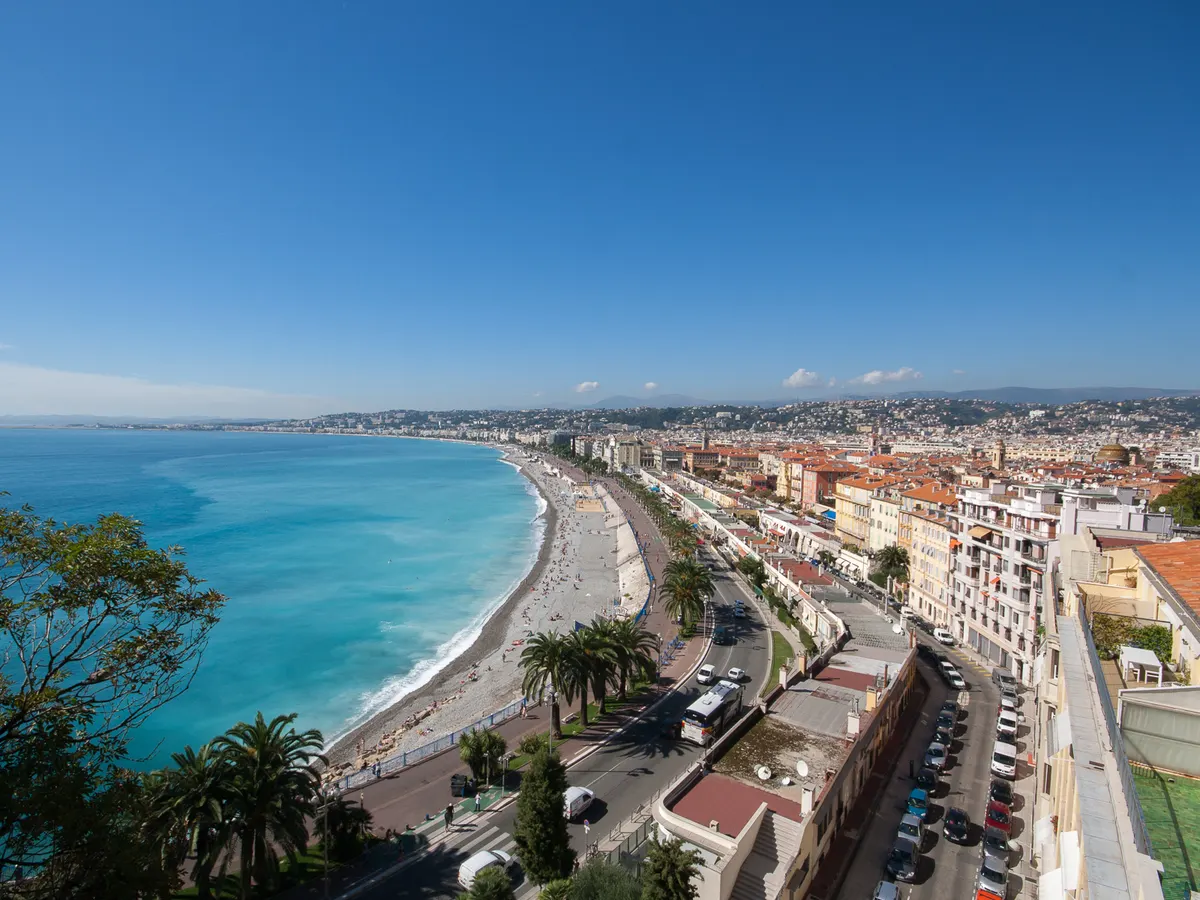 Nice : la promenade des Anglais et la baie des Anges