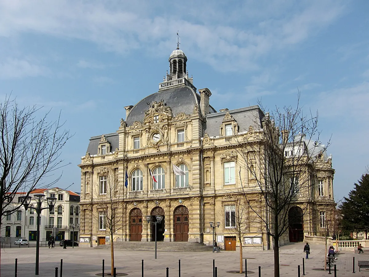 Tourcoing : la façade de l'hôtel de ville